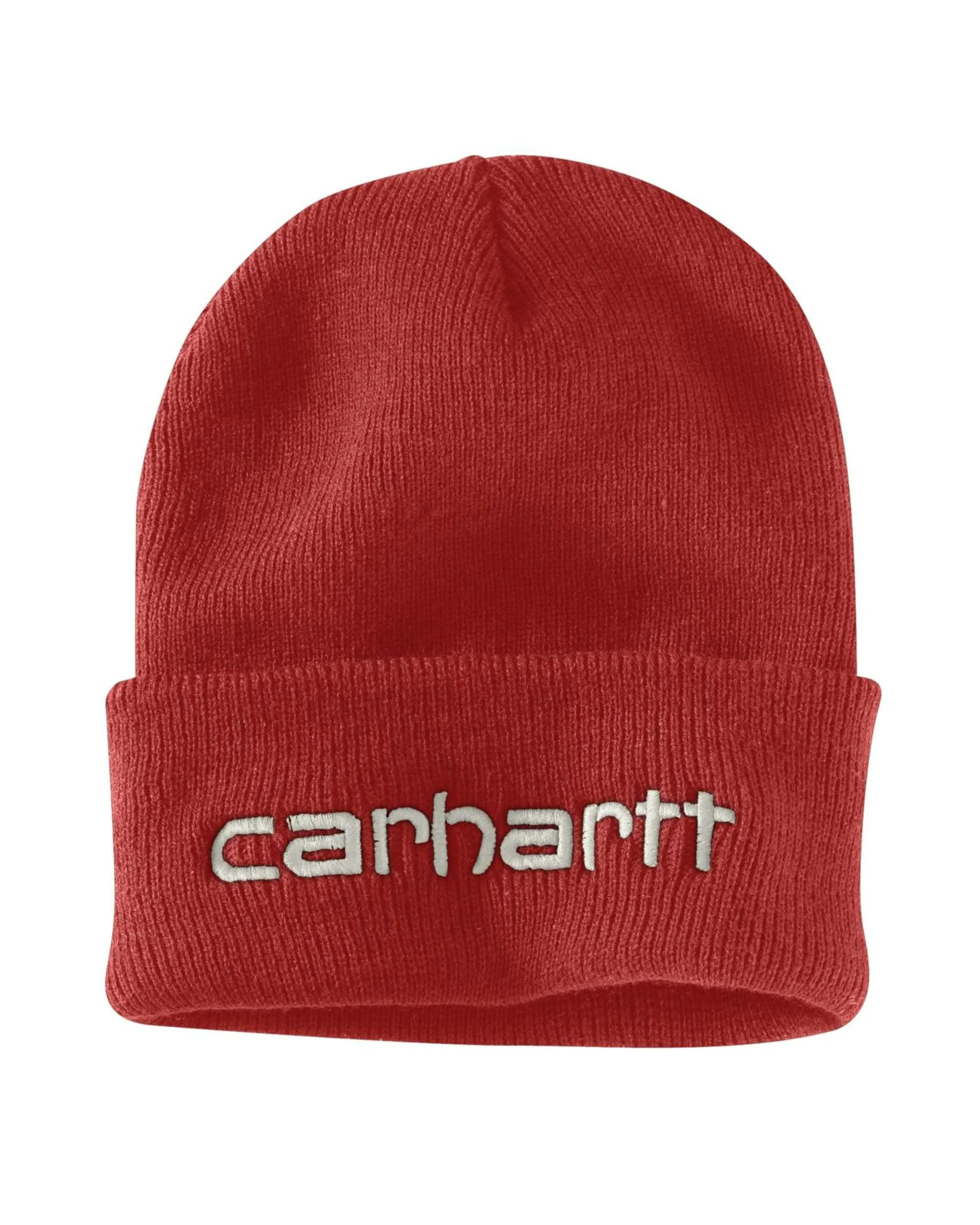 CARHARTT® Teller hue med logo - Unisex - Rød